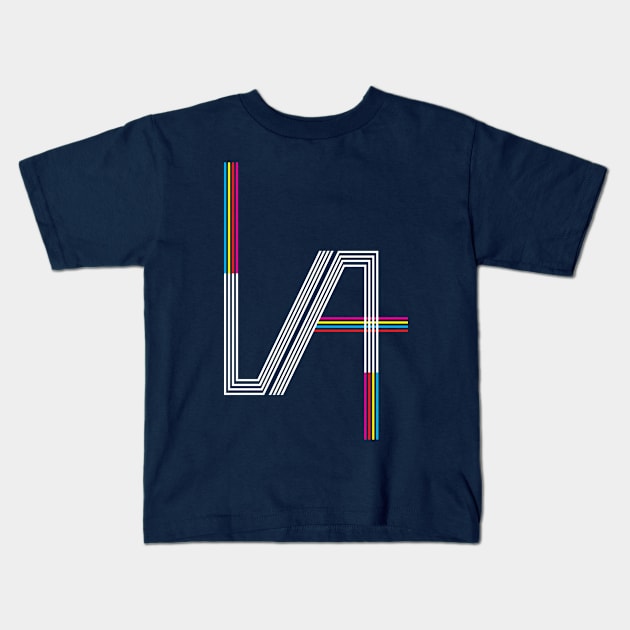 Eighties Vinyl Addict Kids T-Shirt by modernistdesign